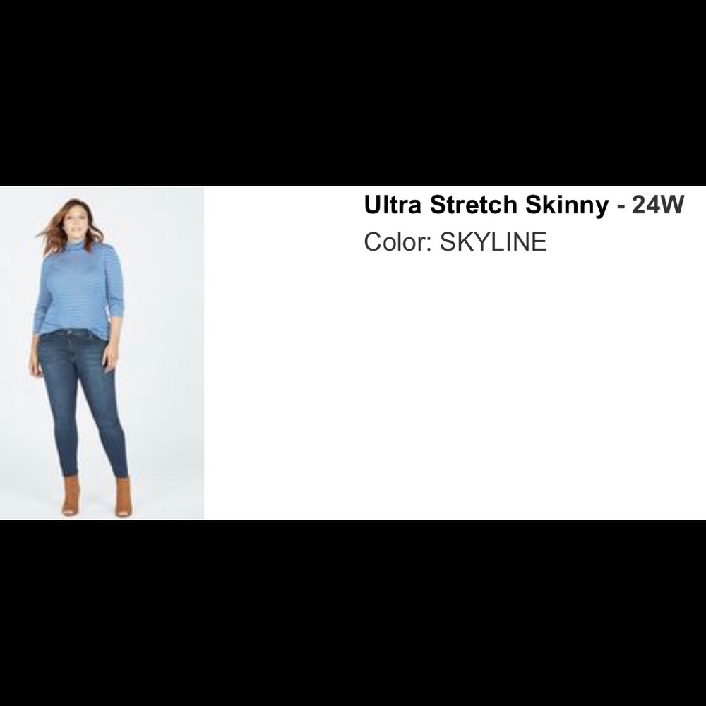 JustFab Ultra Stretch Skinny Jeans